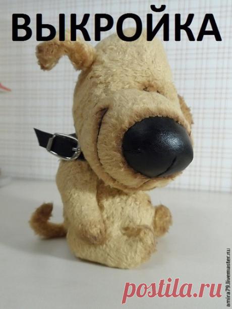 Купить Выкройка носатой собачки - кремовый, собака, носатая собака, собачка, песик, собака тедди