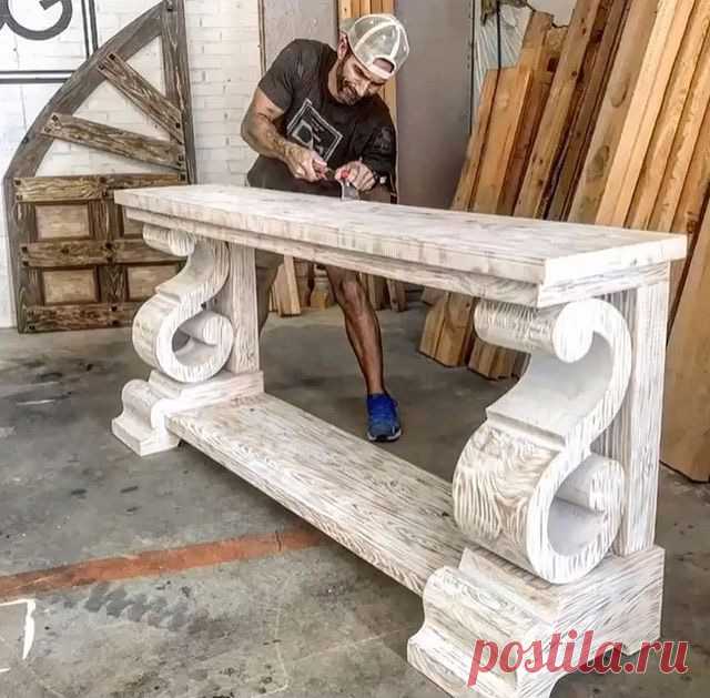 Авторские столы из дерева от Designs by Donnie
