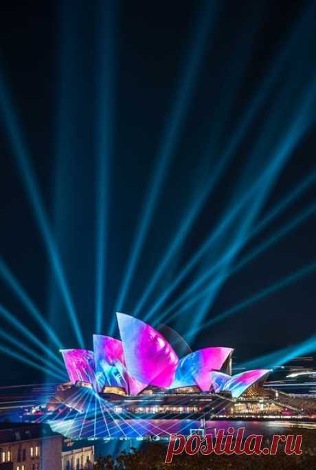 Ежегодная световая инсталляция Vivid Sydney в Сиднее / Любимая Азия