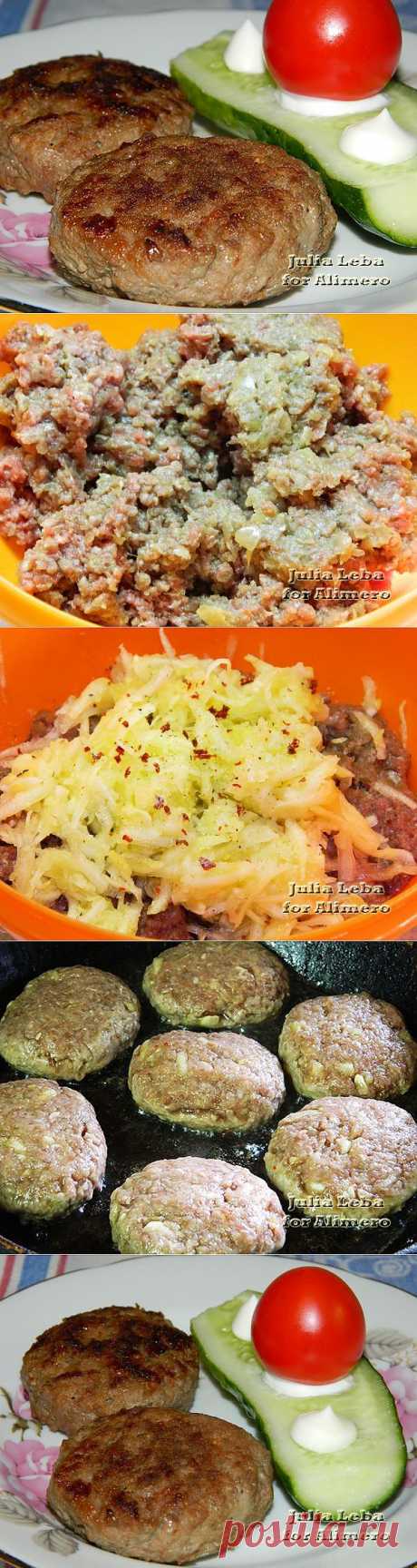 Диетические мясные котлеты с кабачком / Рецепты с фото