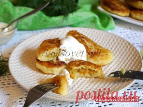 Картофельные зразы с капустой