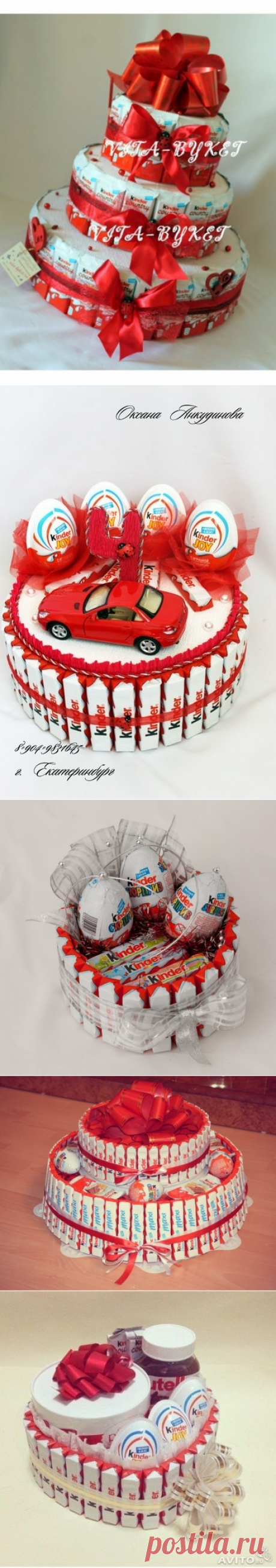 Тортики из киндеров