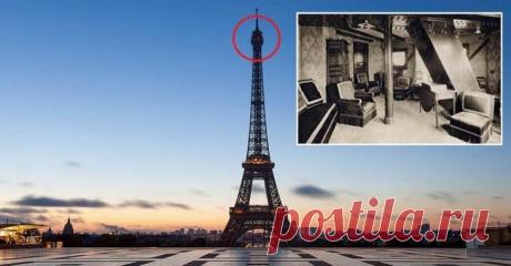 В Эйфелевой башне есть секретная комната. А Вы знали об этом?