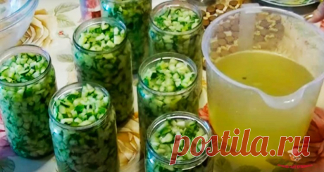 Огурцы для салата на зиму -