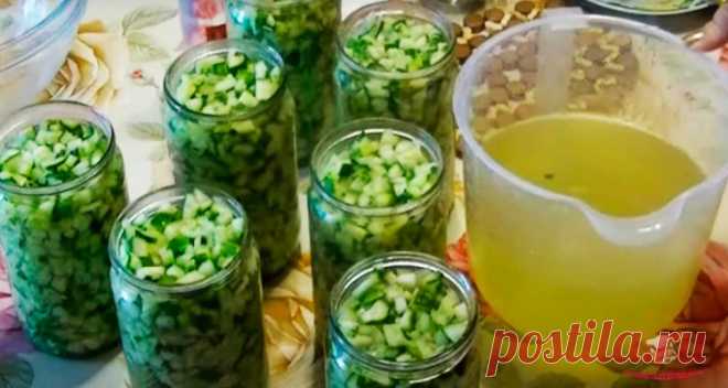 Огурцы для салата на зиму -