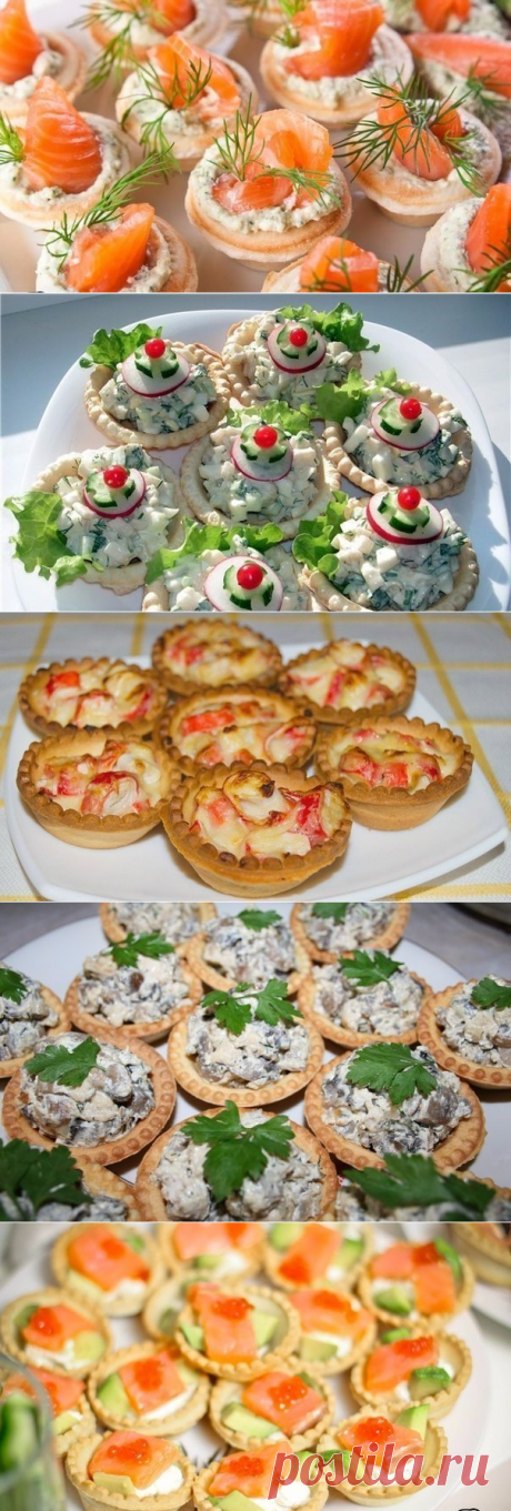 Несколько вкусных рецептов начинки для тарталеток