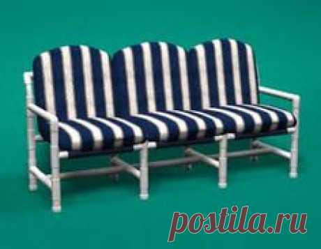 pvc patio furniture - interesting idea - kind'a fun