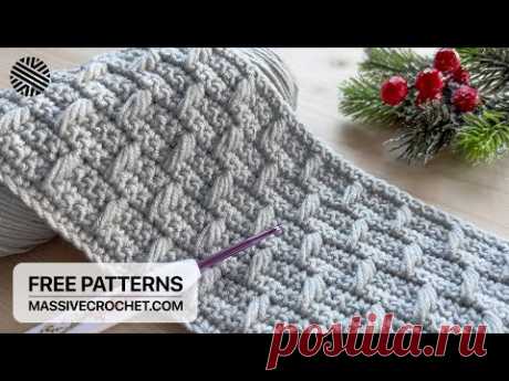VERY EASY & FAST Crochet Pattern for Beginners! ☄️ 🩶 UNIQUE Crochet Stitch for Baby Blanket & Bag