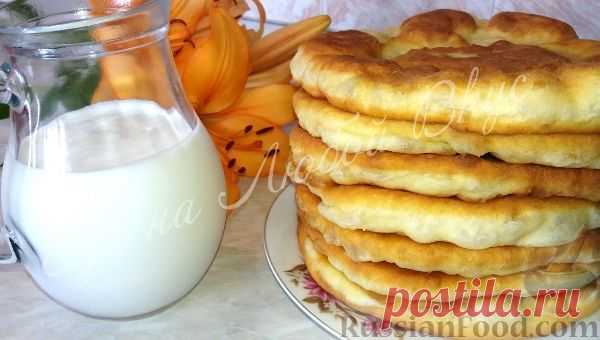 Рецепт: Пышные лепешки на кефире на RussianFood.com