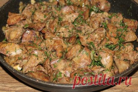 Печёнка любая просто,быстро и вкусно.