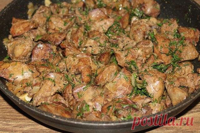 Печёнка любая просто,быстро и вкусно.