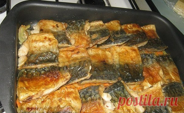 Обалденная скумбрия, запеченная в духовке Вкуснейшая скумбрия, запеченная в духовке