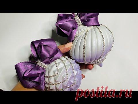 Елочные игрушки. Маскируем брак и декорируем ,, ежика,,