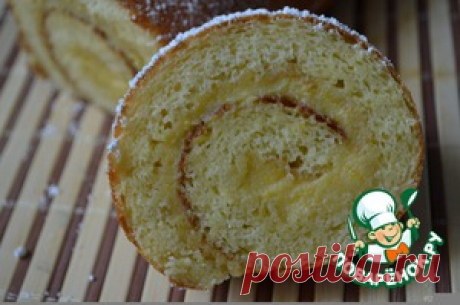 Апельсиновый рулет - кулинарный рецепт