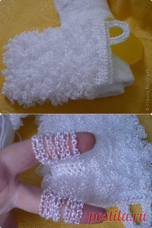 Мочалка из бельевого шнура..