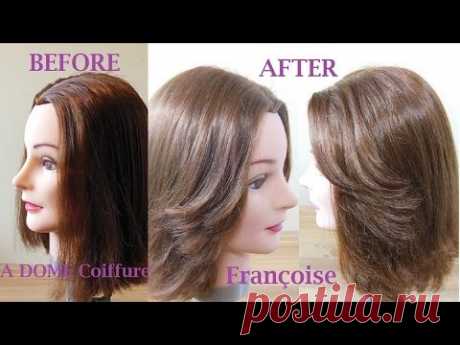1-Coupe cheveux : Comment dégrader le contour du visage-Corte de pelo-Haircut (around the face)