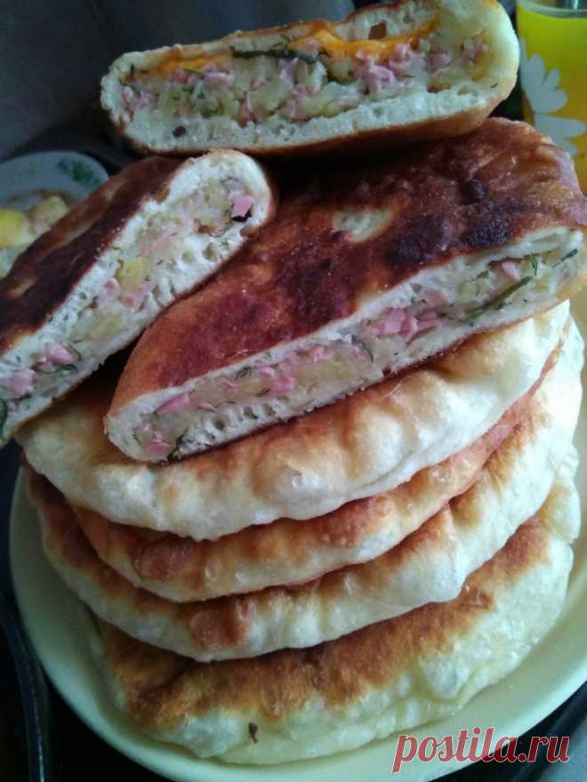 Простые лепешки с начинкой - Простые рецепты Овкусе.ру