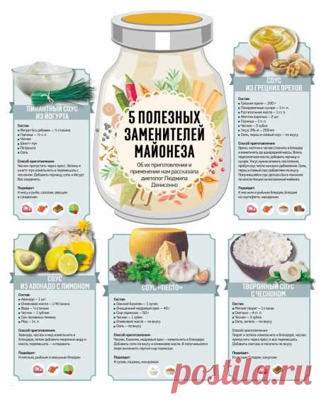 5 полезных заменителей майонеза &#127860;