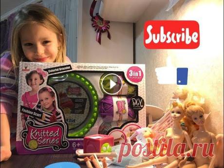 Как начать вязание на станке Лума / вязание ???? на станке лума / Вязание ???? Loom Knitting / Детское видео на канале sweety Lera . С помощью этого н...