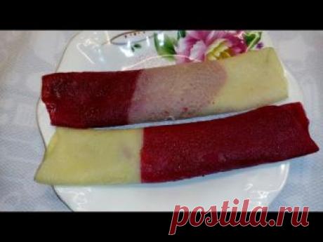 রঙ্গিন সবজি পাটিসাপটা পিঠা ll colourful patishapta Pitha/pan cake  (R#41)