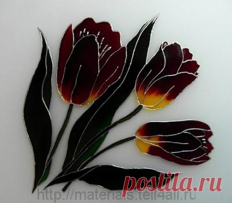 Мастер-класс: витражная роспись своими руками