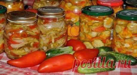 Салаты на зиму из огурцов: ТОП-10 рецептов - Самые вкусные рецепты