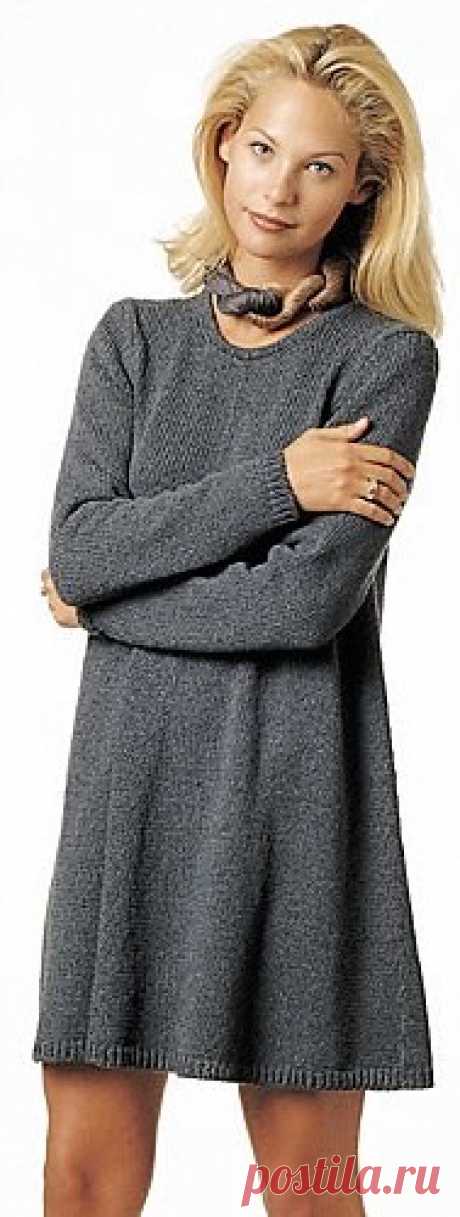 Красивая туника спицами, модель от SUSAN из BERROCO Рaзмеры: S (M, L, XL, XXL)ОГ 34(36&mdash;38&mdash;40-42)”Длина 35 дюймов.На фото у модeли размeр S. 1” (дюйм) = 2,5 см.Mатeриалы: 23(24&mdash;25&mdash;26-27) мотков по 50гр ВЕRROCO SENSUWOOL темно-cерого цвeтаCпицы 4,5 мм и 5 мм; круговые 4,5 мм длиной 40 cм.Полочка и спинкa выполнены из...