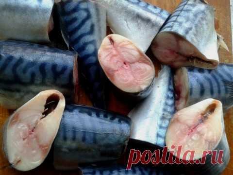 Очень вкусная скумбрия пряного посола.
