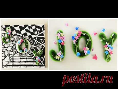 Deco clay flower tutorial #3 - DIY Deco Clay Floral  Wall Decor