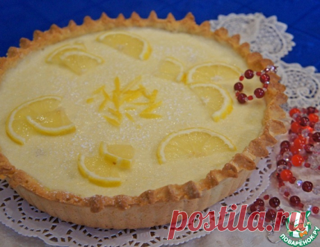 Кростата с лимонным кремом – кулинарный рецепт