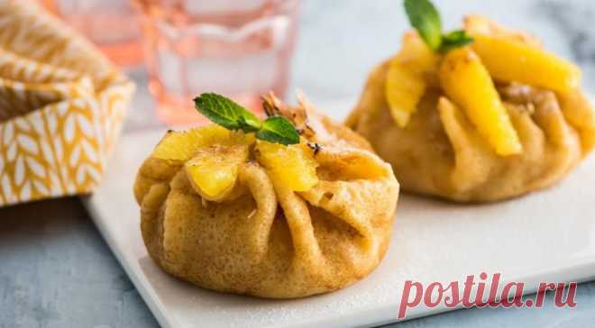 МАСЛЕНИЦА 2016: Пирожные из блинчиков с апельсинами — Вкусные рецепты
