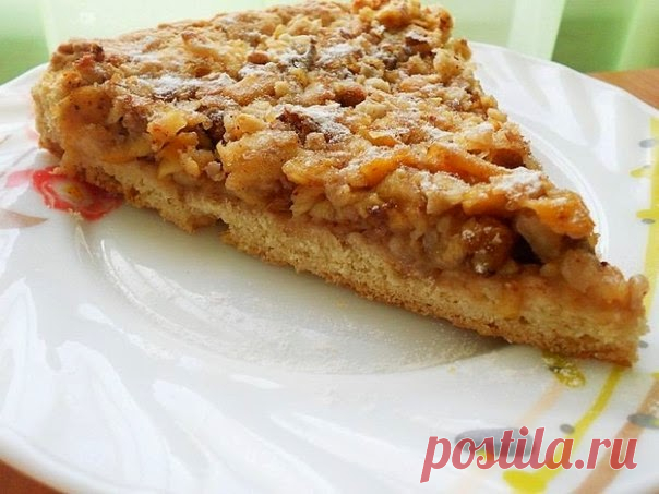 Вкусняшки: Венгерский ореховый пирог с яблоками