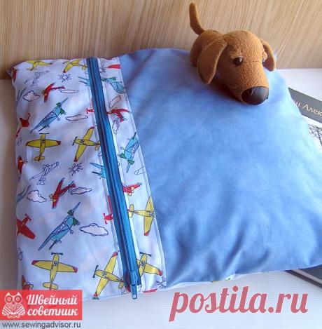 Наволочка на молнии: шьем легко и просто!