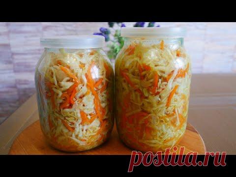 Капуста по корейски с морковью Вкуснее салата из КАПУСТЫ ещё не ела!