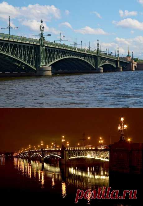 Разводные мосты Санкт-Петербурга . Троицкий мост.