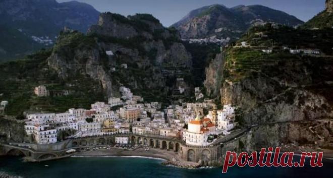 Фотопрогулка по Италии. Итальянская деревня Атрани, неподалёку от городка Амальфи