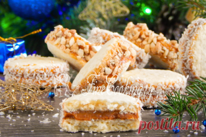 Печенье Альфахорес (Alfajores) Сегодня у нас новый рецепт домашней выпечки - готовим аргентинское песочное печенье Альфахорес (Alfajores).