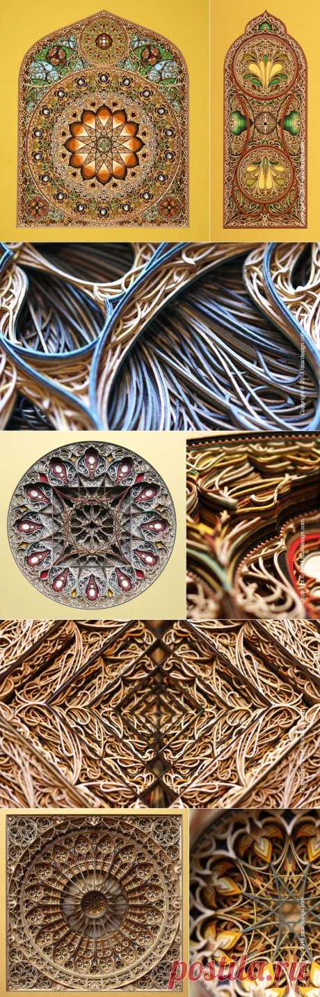 Эрик Стендли (Eric Standley) – художник, основное направление деятельности которого связано с изготовлением витражных картин из бумаги. Используя лазерную резку, художник получает тончайшие элементы декоративных произведений искусства. Каждый такой шедевр включает более 100 слоев бумаги.