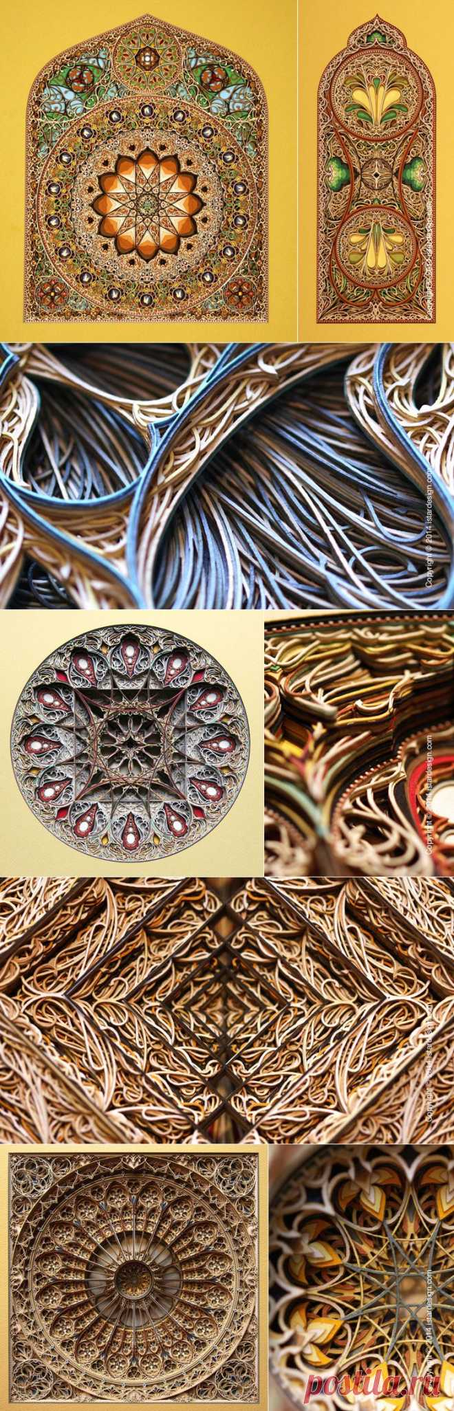 Эрик Стендли (Eric Standley) – художник, основное направление деятельности которого связано с изготовлением витражных картин из бумаги. Используя лазерную резку, художник получает тончайшие элементы декоративных произведений искусства. Каждый такой шедевр включает более 100 слоев бумаги.