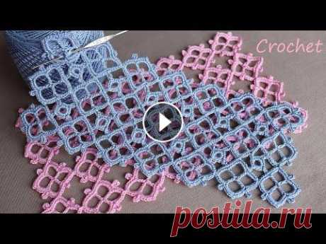 Два в одном! УЗОР без отрыва нити ВЯЗАНИЕ КРЮЧКОМ для начинающих  EASY Pattern Crochet for beginners @Уроки ВЯЗАНИЯ Литке Татьяны @CROCHET step by step Please financial support! PayPal: litke108@gmail.com Privatbank card: 5363 5420 1481 8653 УЗОРЫ крю...