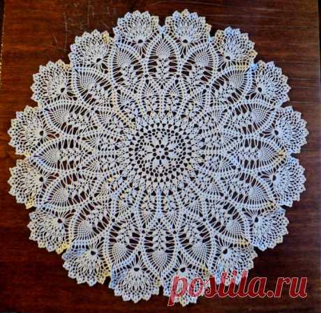 Красивые салфетки крючком в вашу коллекцию - Crochet - Modnoe Vyazanie