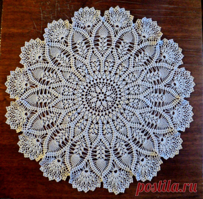 Красивые салфетки крючком в вашу коллекцию - Crochet - Modnoe Vyazanie