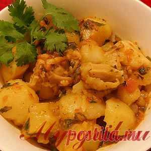 Чахохбили из курицы в мультиварке