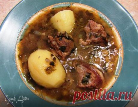Пити или Бозбаш от Вильяма Похлебкина. Ингредиенты: баранина, картофель, лук репчатый