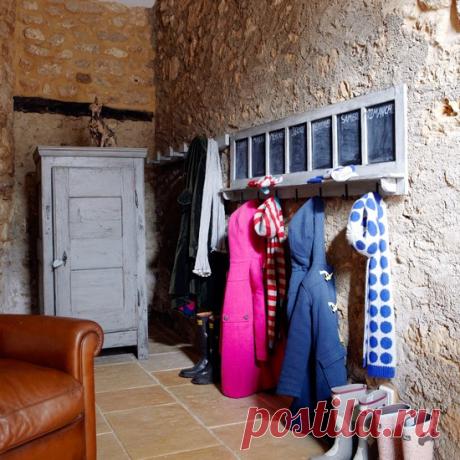 Small hallway with exposed bricks | Traditional hallway | housetohome.co.uk