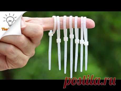 12 Zip Tie Life Hacks | Thaitrick