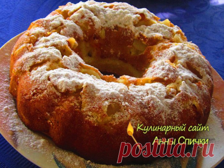 Как приготовить бисквит с яблоками рецепт с фото