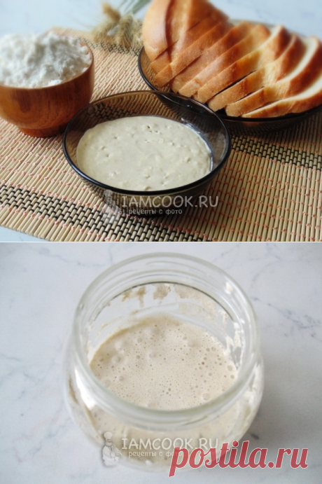Пшеничная закваска для хлеба — рецепт с фото пошагово