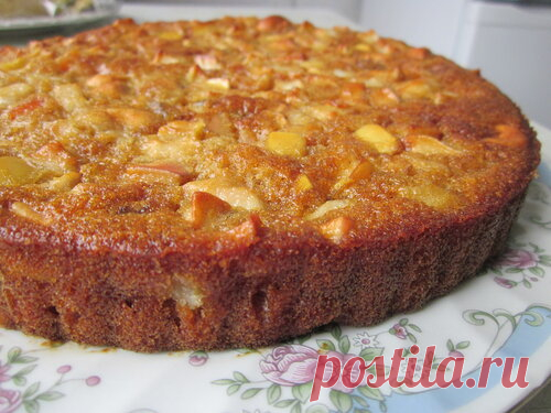 Постный фруктовый пирог - Здоровый аппетит
