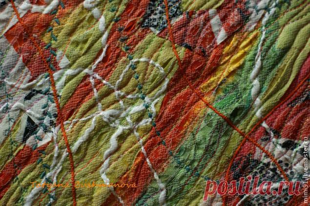 Делаем арт ткань для своих работ